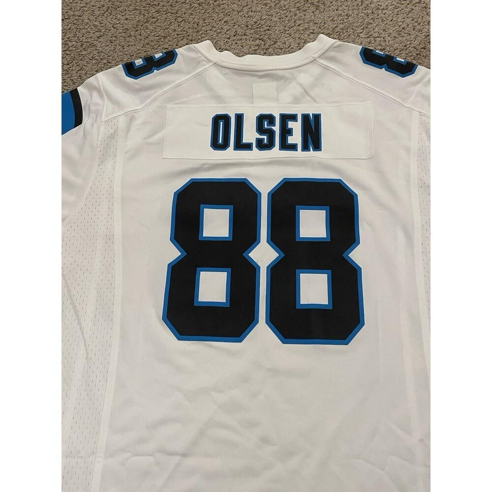 Nike Greg Olsen 88 Carolina Panthers Super Bowl Jersey Mens Sz XXL - Picture 3 of 5